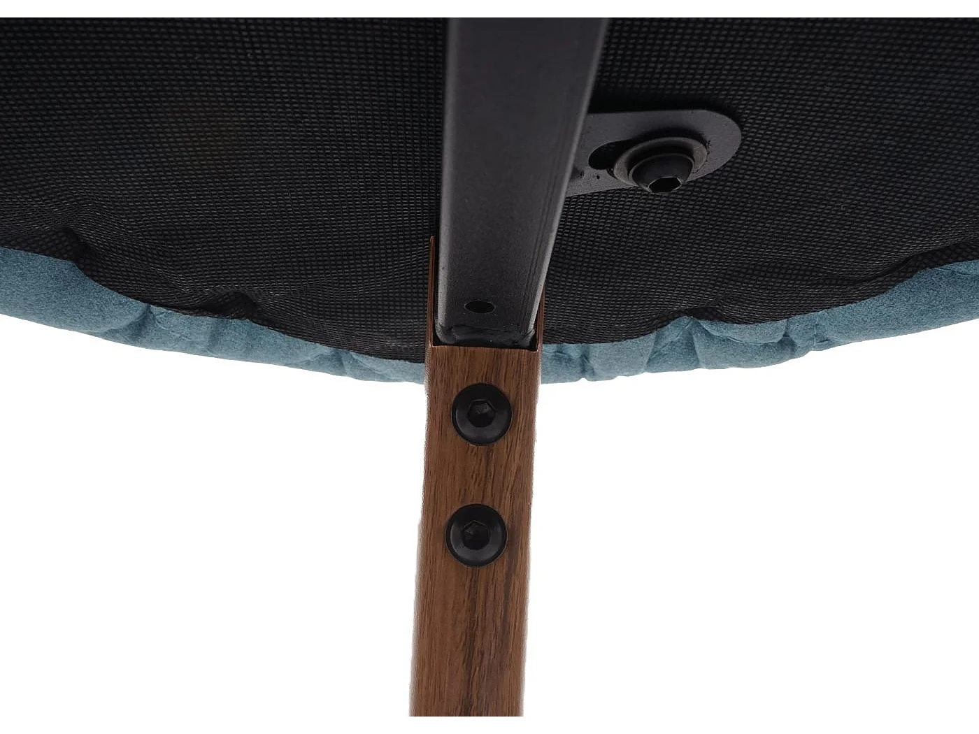 Stołek barowy MCW-D72 (zestaw 2 szt.),  tkanina/tekstylia, turkusowy