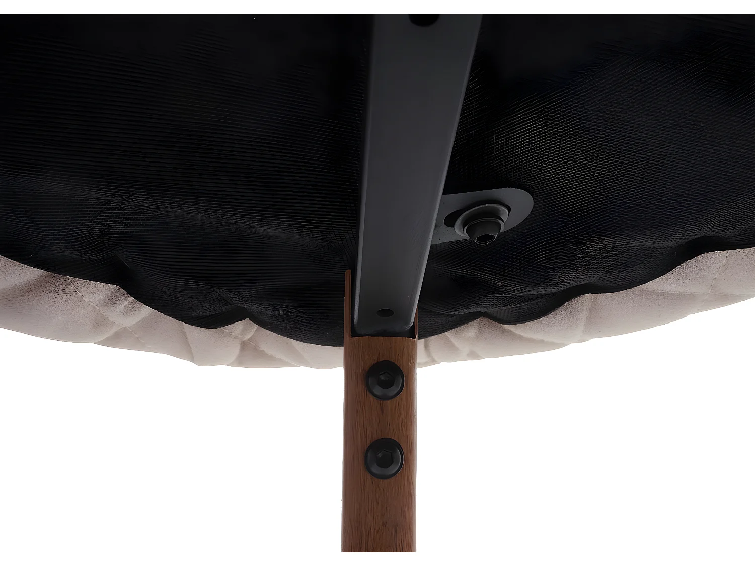 Tabouret de bar MCW-D72 (lot de 2),  crème-beige