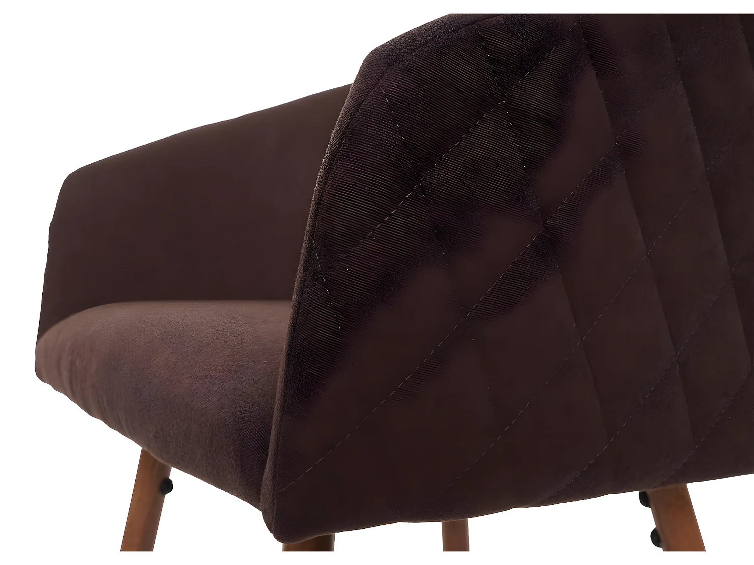 Tabouret de bar MCW-D72 (lot de 2),  tissu/textile, marron