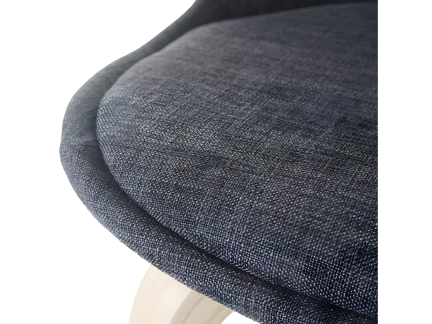 Barkruk MCW-A89 (set van 2),  textiel, donkergrijs