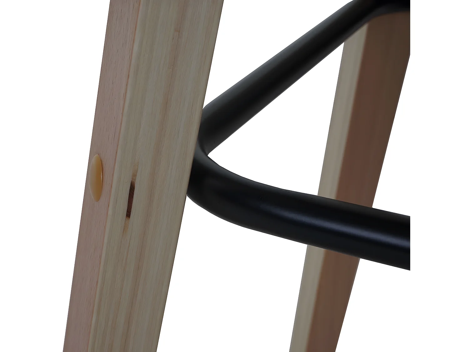 Barkruk MCW-A89 (set van 2),  textiel, donkergrijs