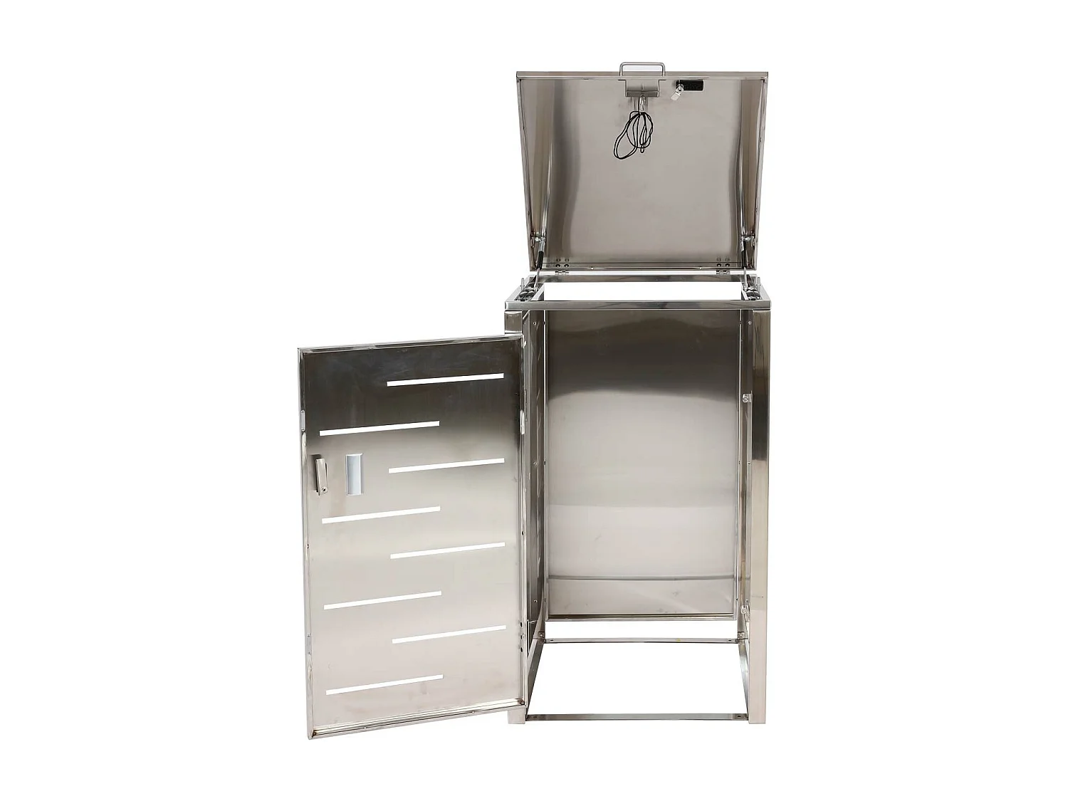 Cache-poubelle MCW-E83 (1),  Acier inoxydable 23kg