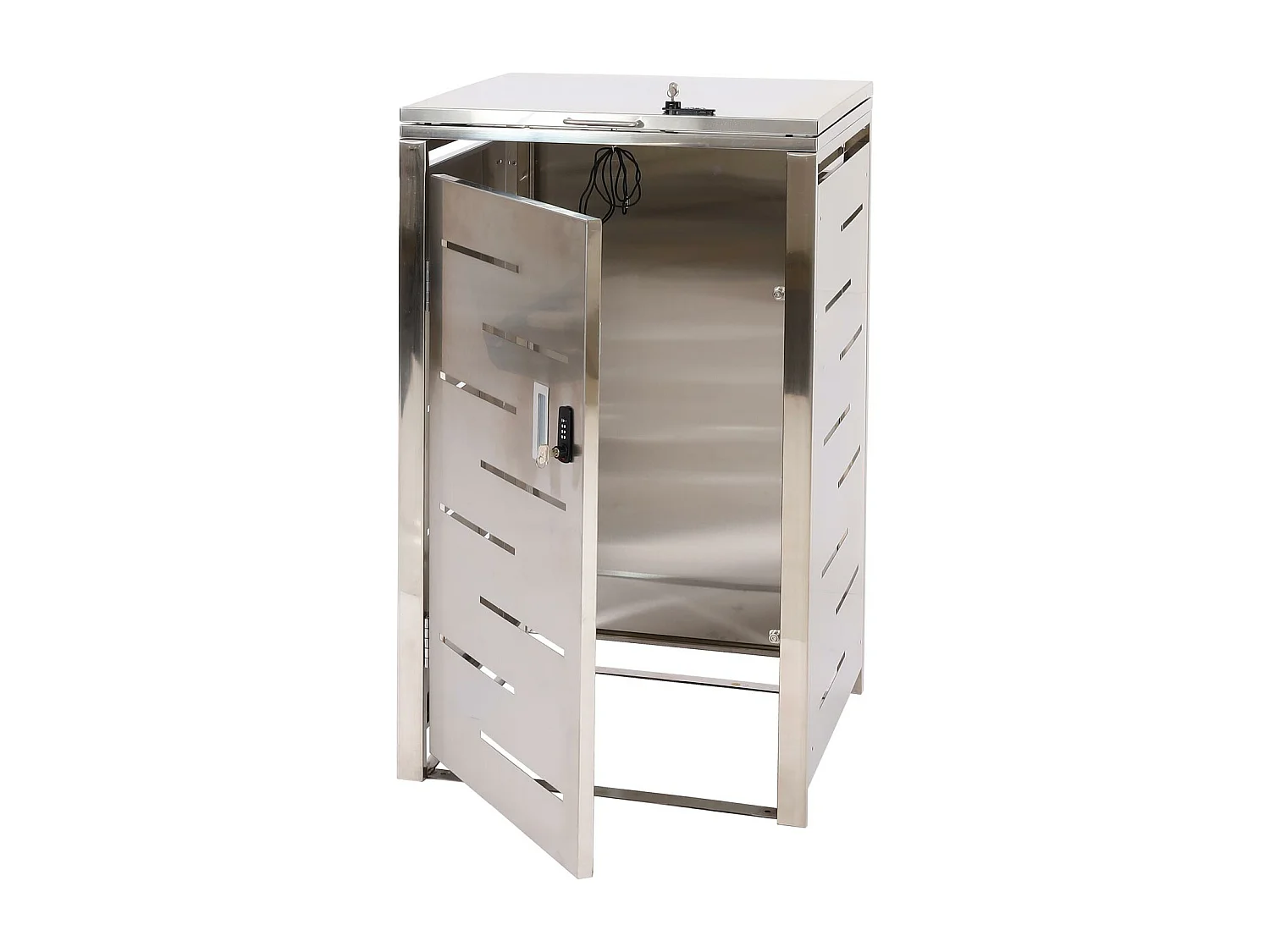 Cache-poubelle MCW-E83 (1),  Acier inoxydable 23kg