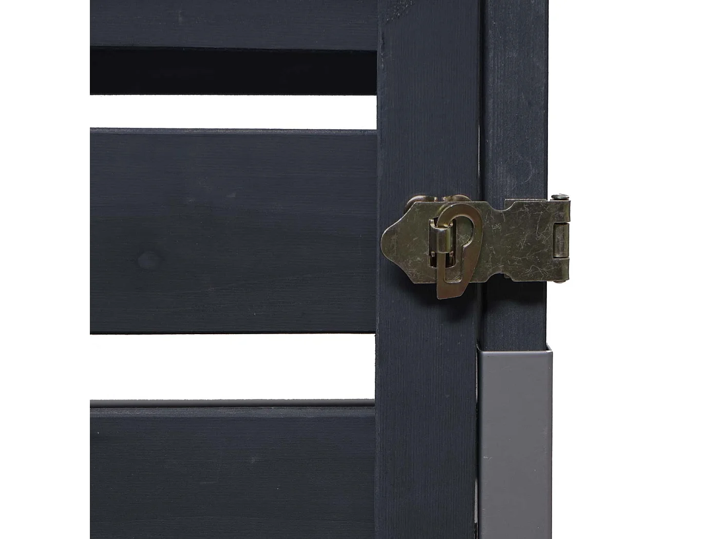 Modulo aggiuntivo per copribidoni box spazzatura rifiuti MCW-H62 97x67x114cm legno abete antracite