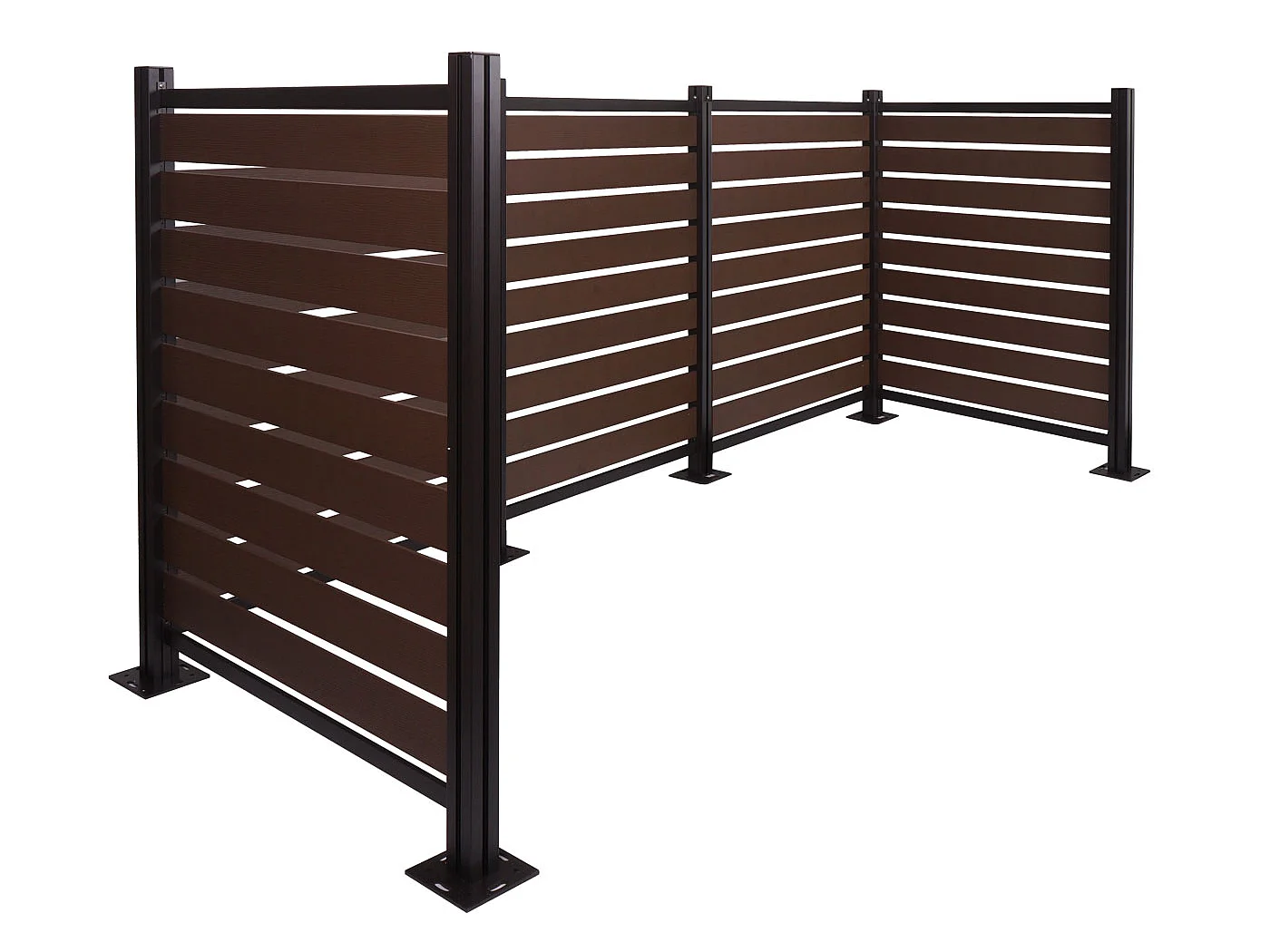 Aluminium afvalbakkenhek MCW-K57,  bruin