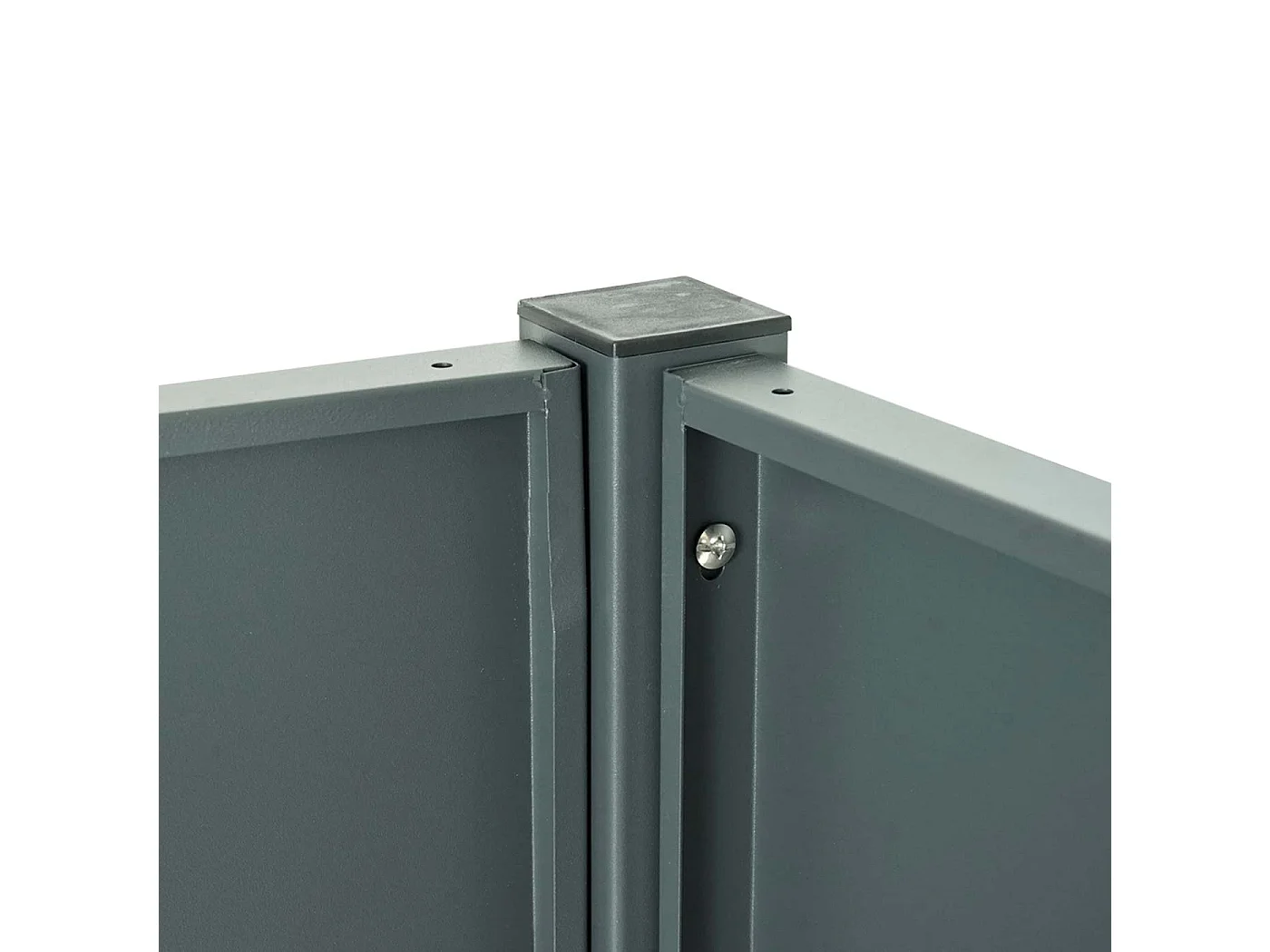 Clôture pour poubelles MCW-J55 Métal,  anthracite