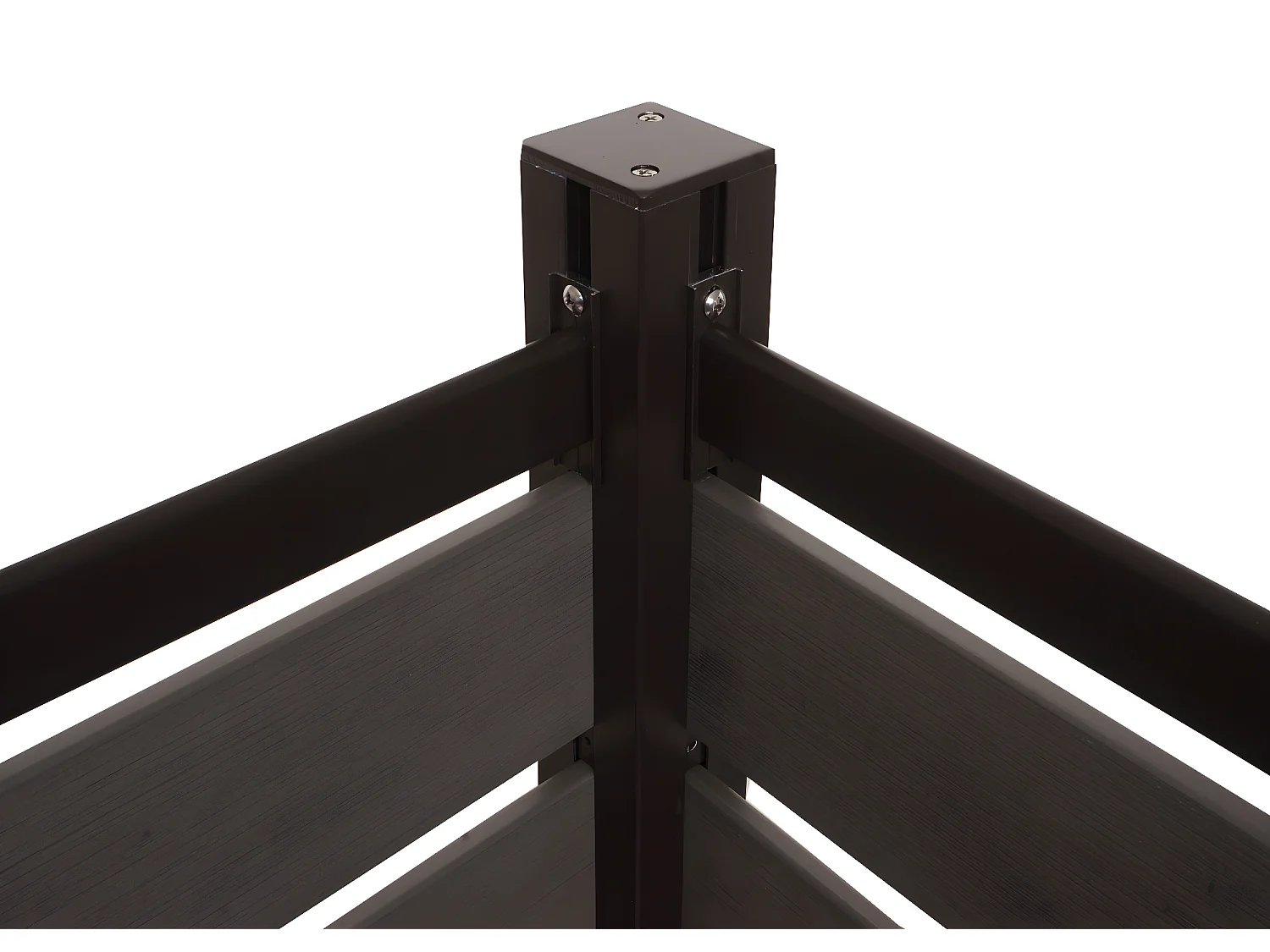 Aluminium afvalemmerhek MCW-K57,  grijs