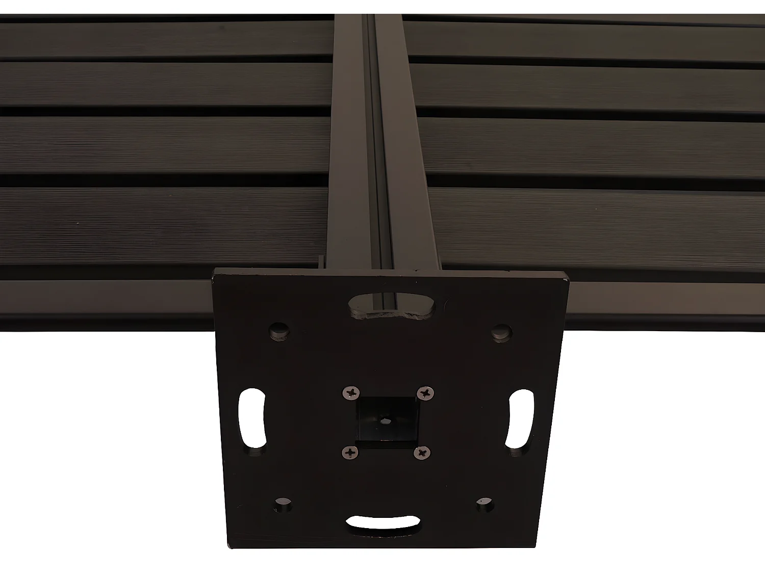 Clôture pour poubelles en aluminium MCW-K57,  anthracite