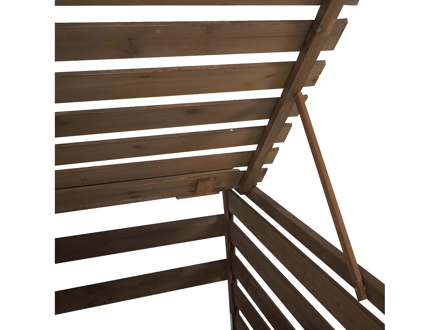 Extension pour cache-poubelle MCW-H62,  brun foncé