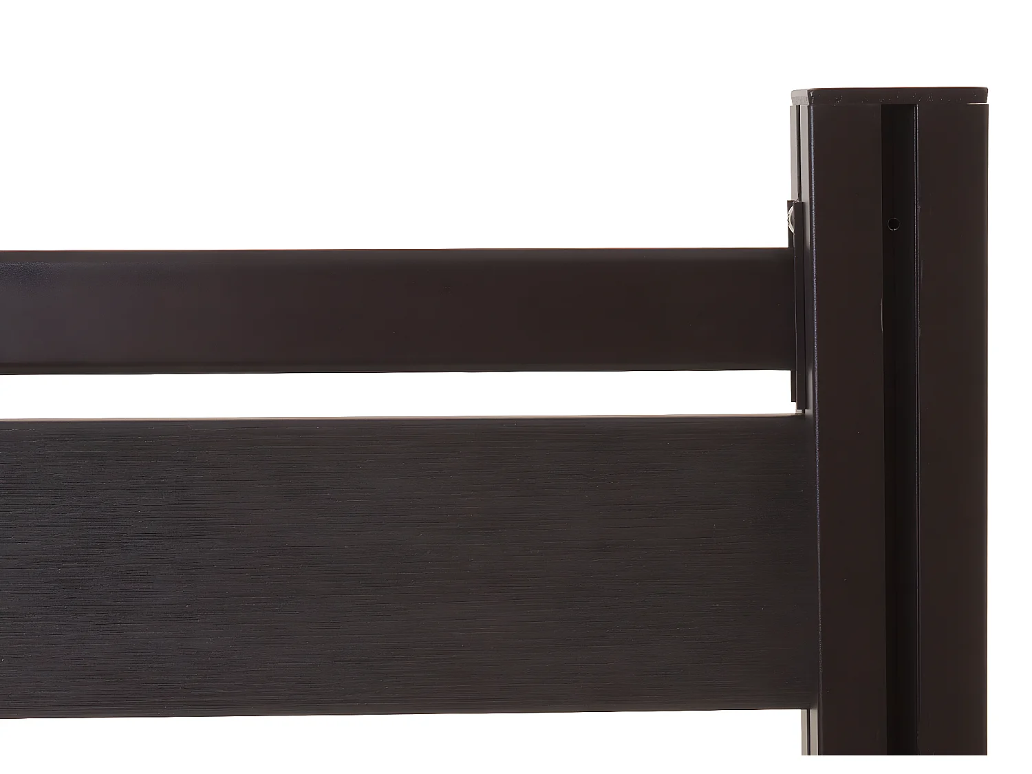 Recinzione fendivista bidoni box spazzatura rifiuti MCW-K57 alluminio aspetto legno 130x206x110cm antracite