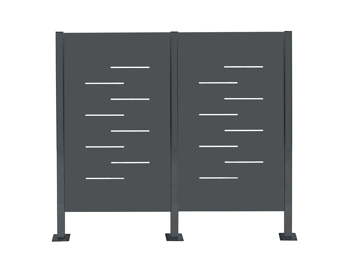 Afvalemmerhek MCW-J55,  antraciet