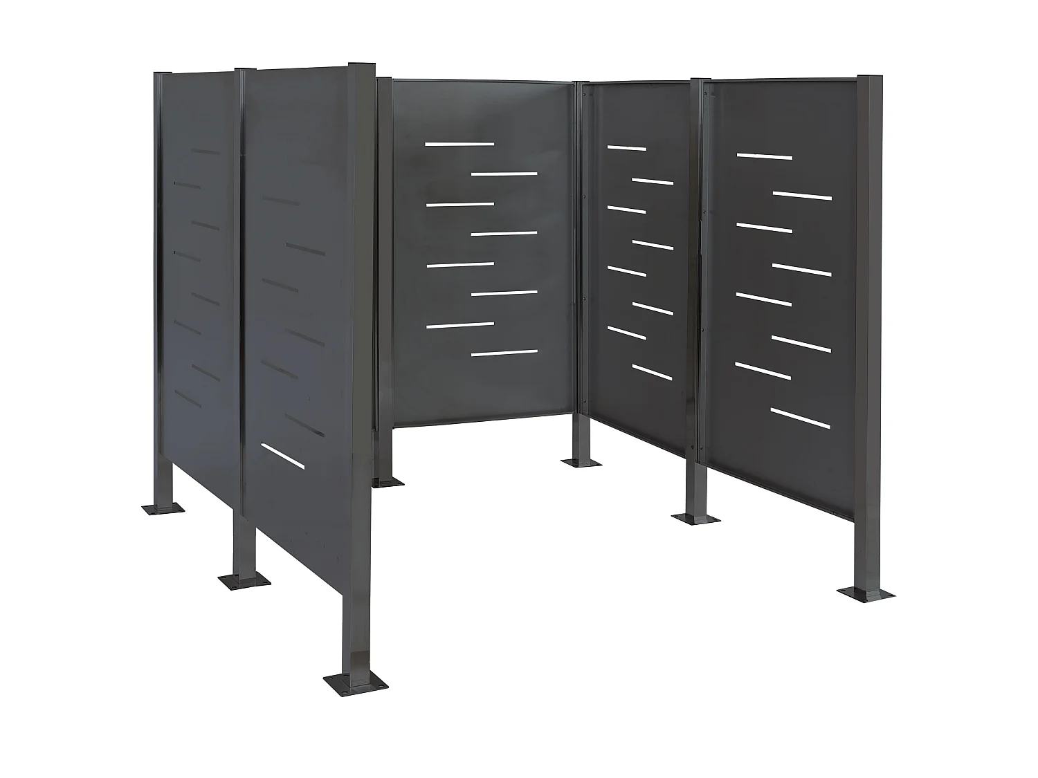 Afvalemmerhek MCW-J55,  antraciet