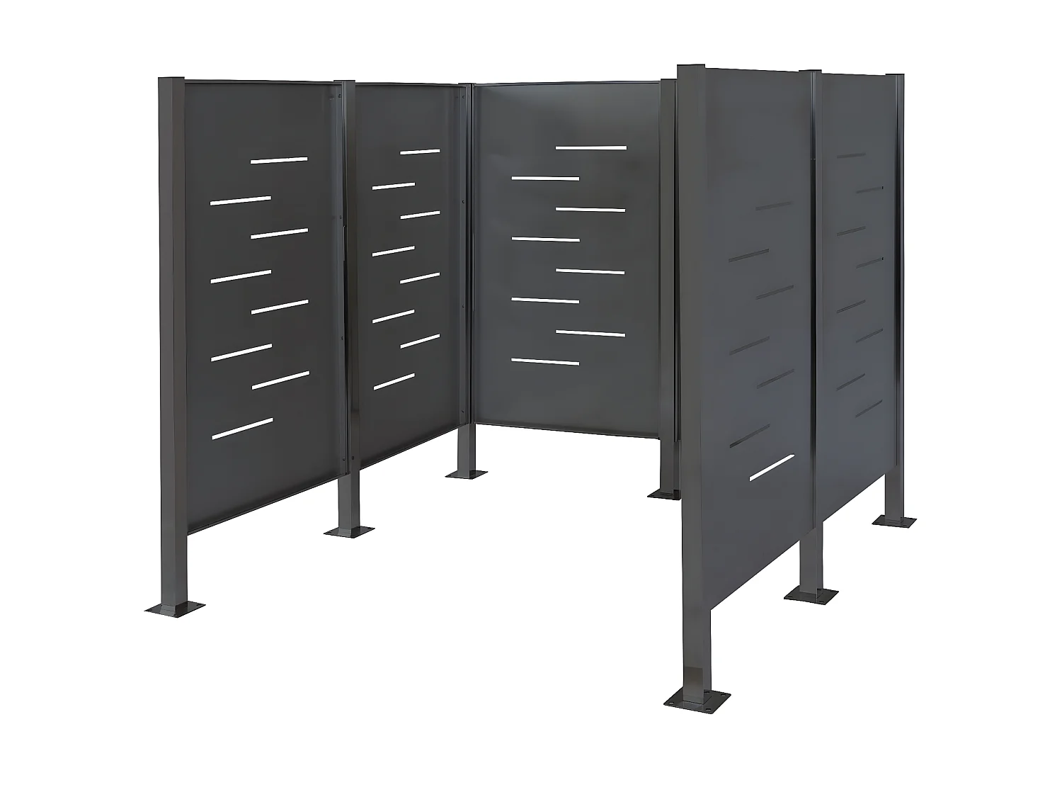 Afvalemmerhek MCW-J55,  antraciet