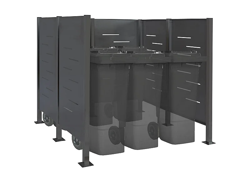 Afvalemmerhek MCW-J55,  antraciet