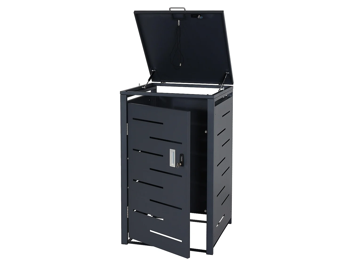 Wkład do pojemnika MCW-E83 (1 szt.),  antracyt, stal 24kg