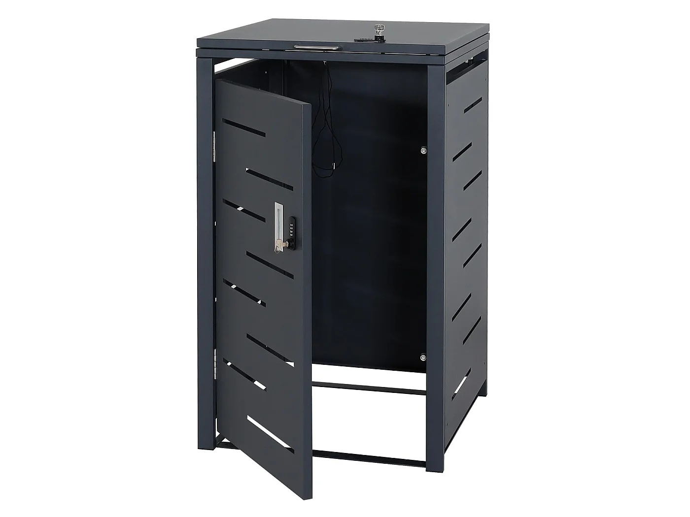 Wkład do pojemnika MCW-E83 (1 szt.),  antracyt, stal 24kg