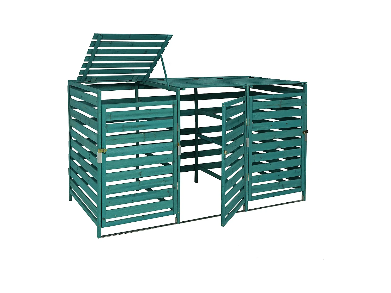 Bekleding voor 3/6-vaks vuilnisbak MCW-H62,  donkergroen