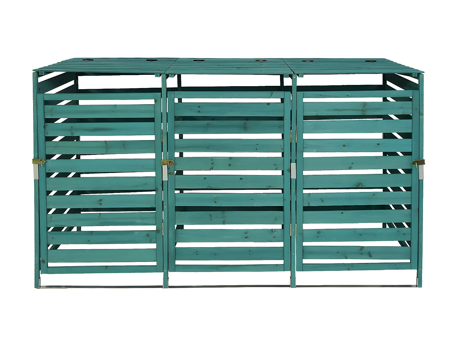 Bekleding voor 3/6-vaks vuilnisbak MCW-H62,  donkergroen