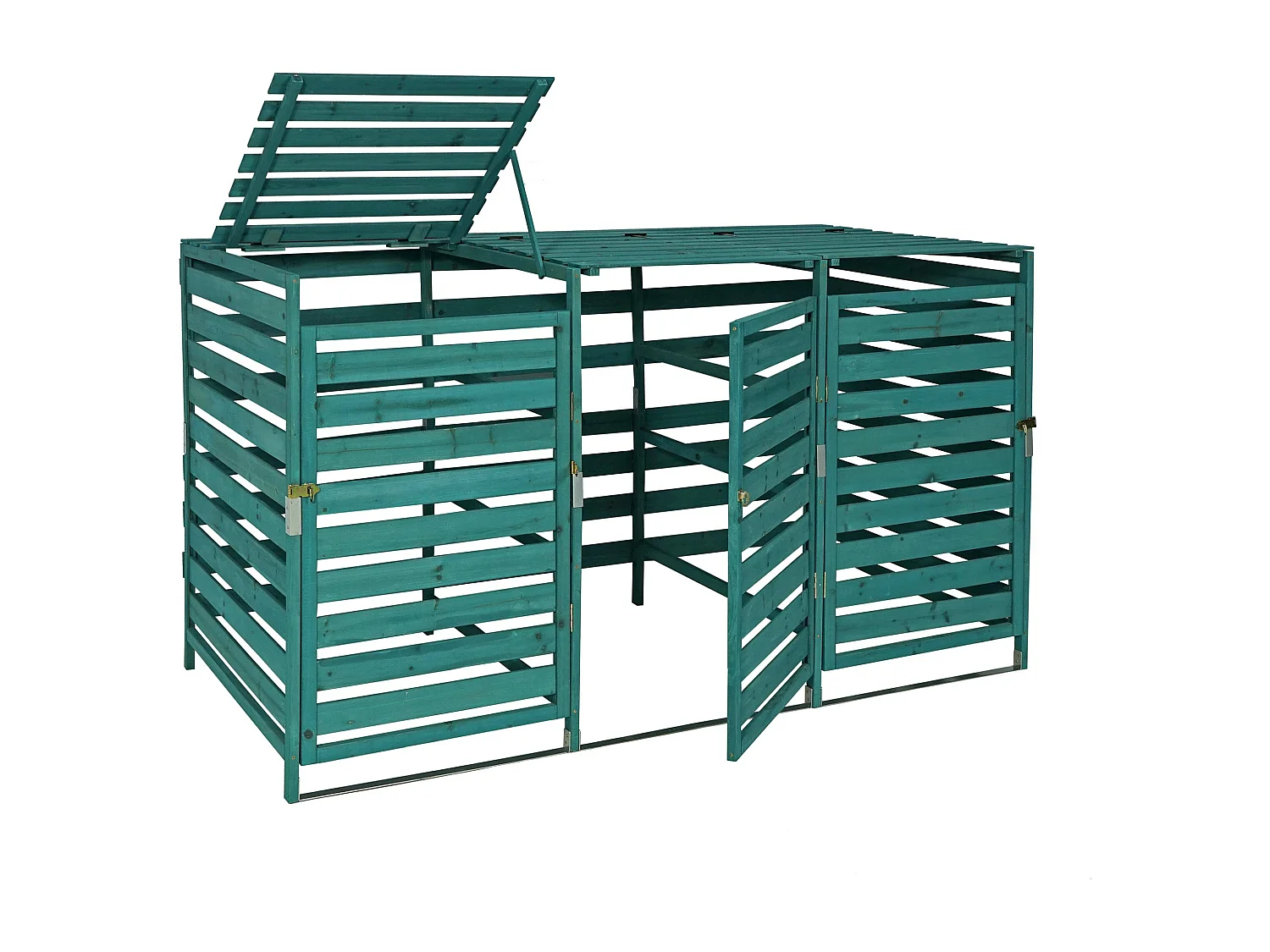 Bekleding voor 3/6-vaks vuilnisbak MCW-H62,  donkergroen