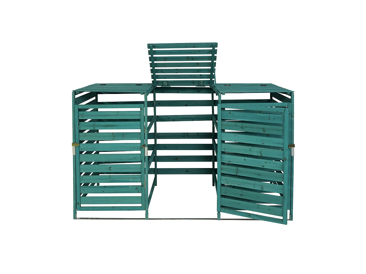 Bekleding voor 3/6-vaks vuilnisbak MCW-H62,  donkergroen