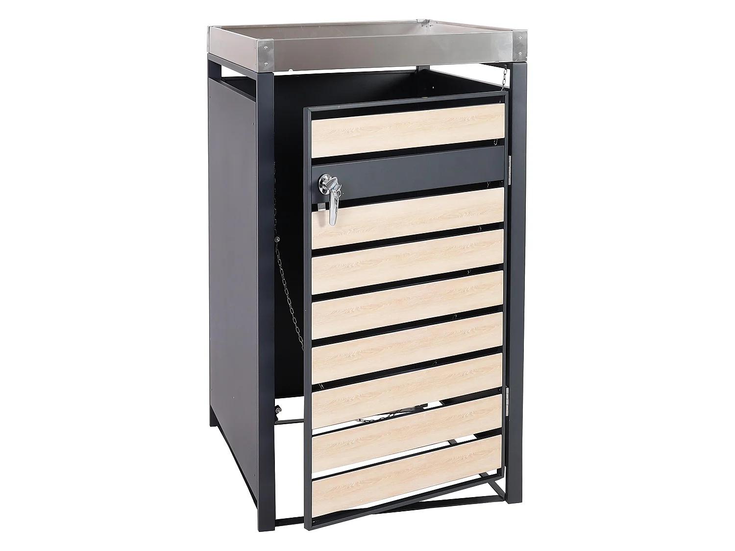 Wkład do kosza MCW-J81 (1 szt.),  wygląd drewna bukowego