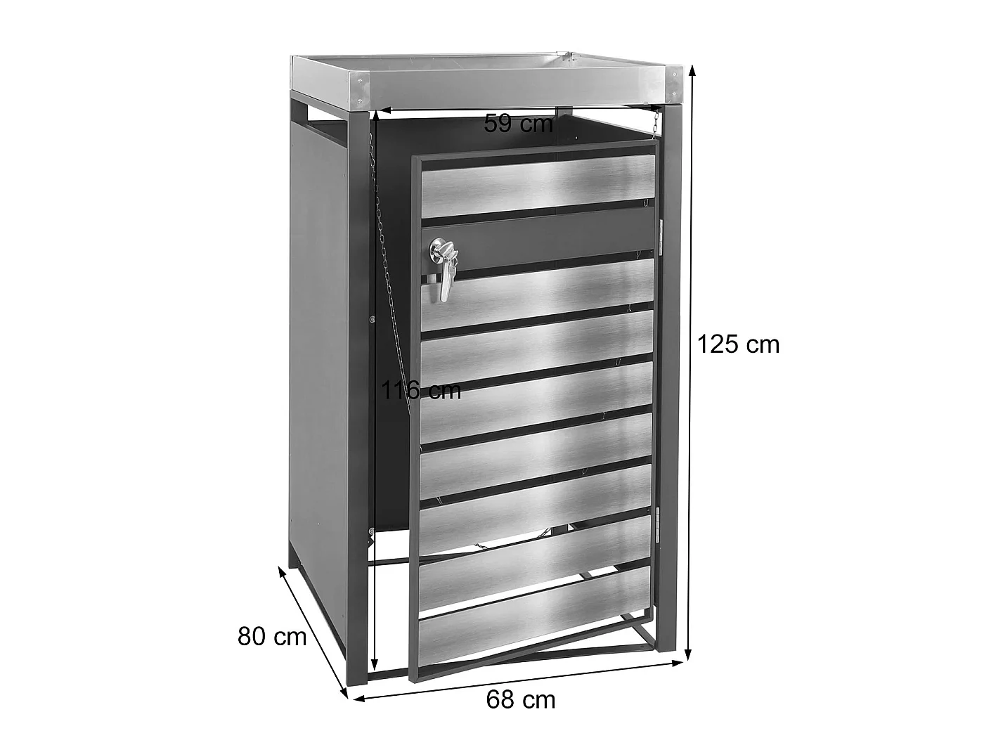 Wkład do kosza MCW-J81 (1 szt.),  wygląd drewna bukowego