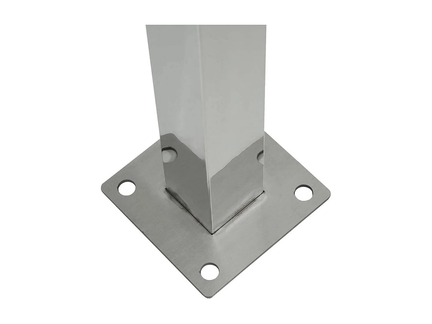 Valla para papelera MCW-J55,  acero inoxidable