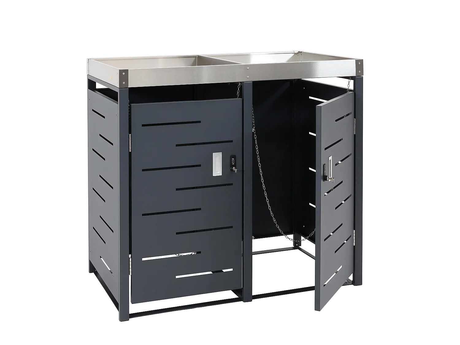 Revestimiento para 2 cubos de basura MCW-H40b