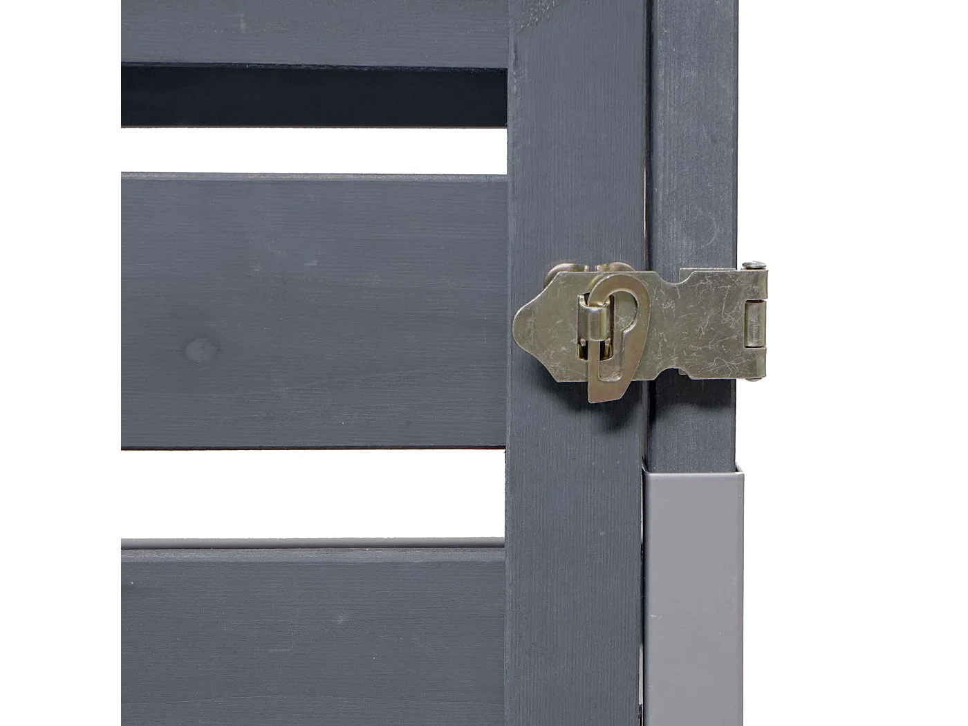 Cache-poubelle MCW-H62 pour 3/6 poubelles, gris clair