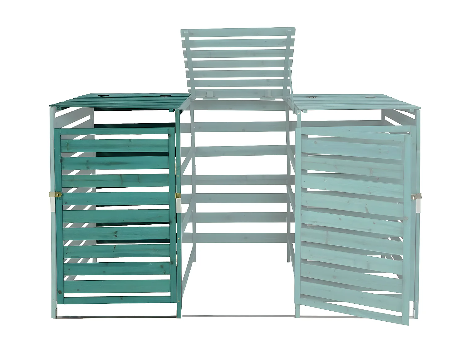 Extensión de la caja de basura MCW-H62,  verde oscuro