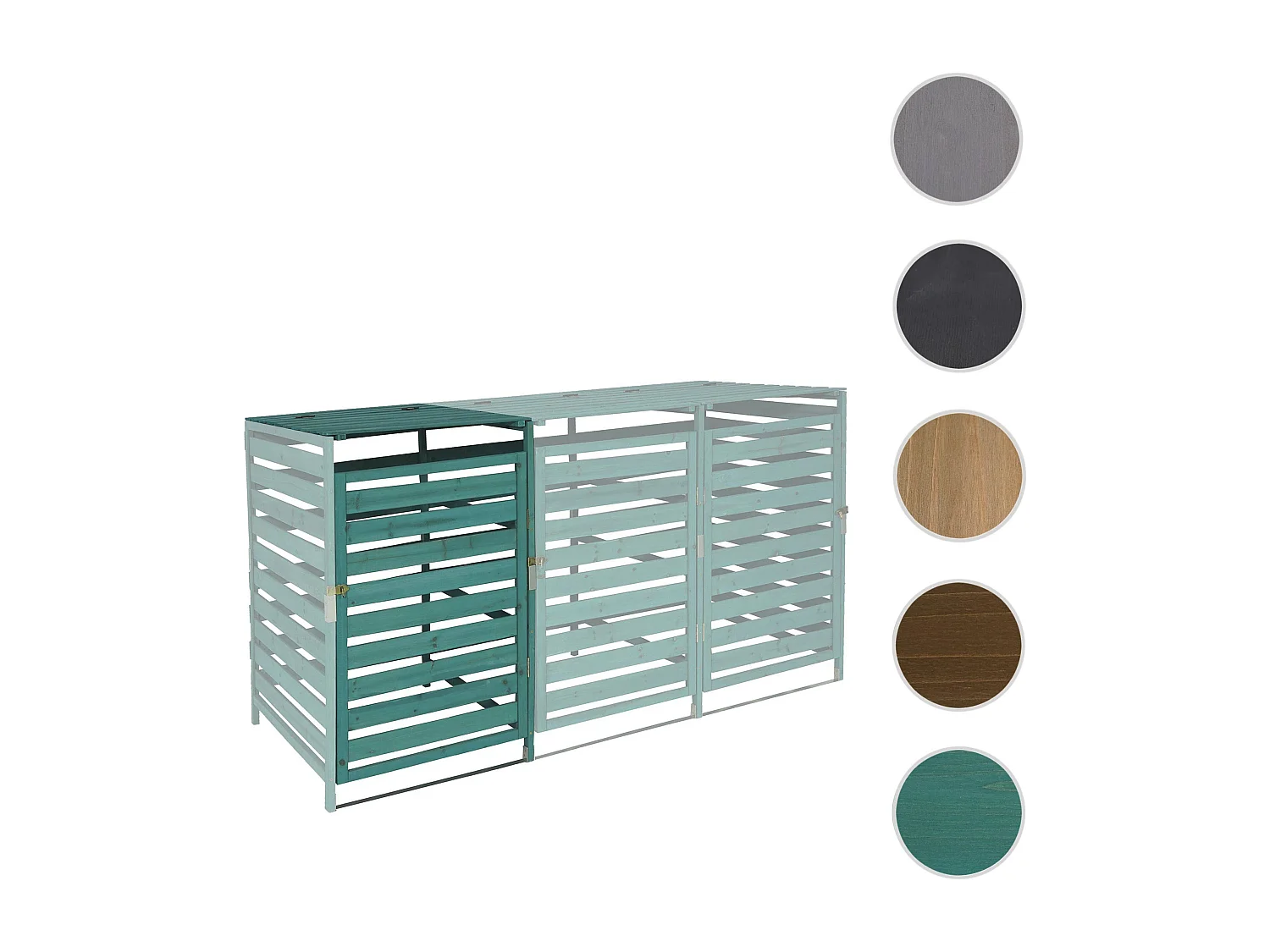 Extensión de la caja de basura MCW-H62,  verde oscuro