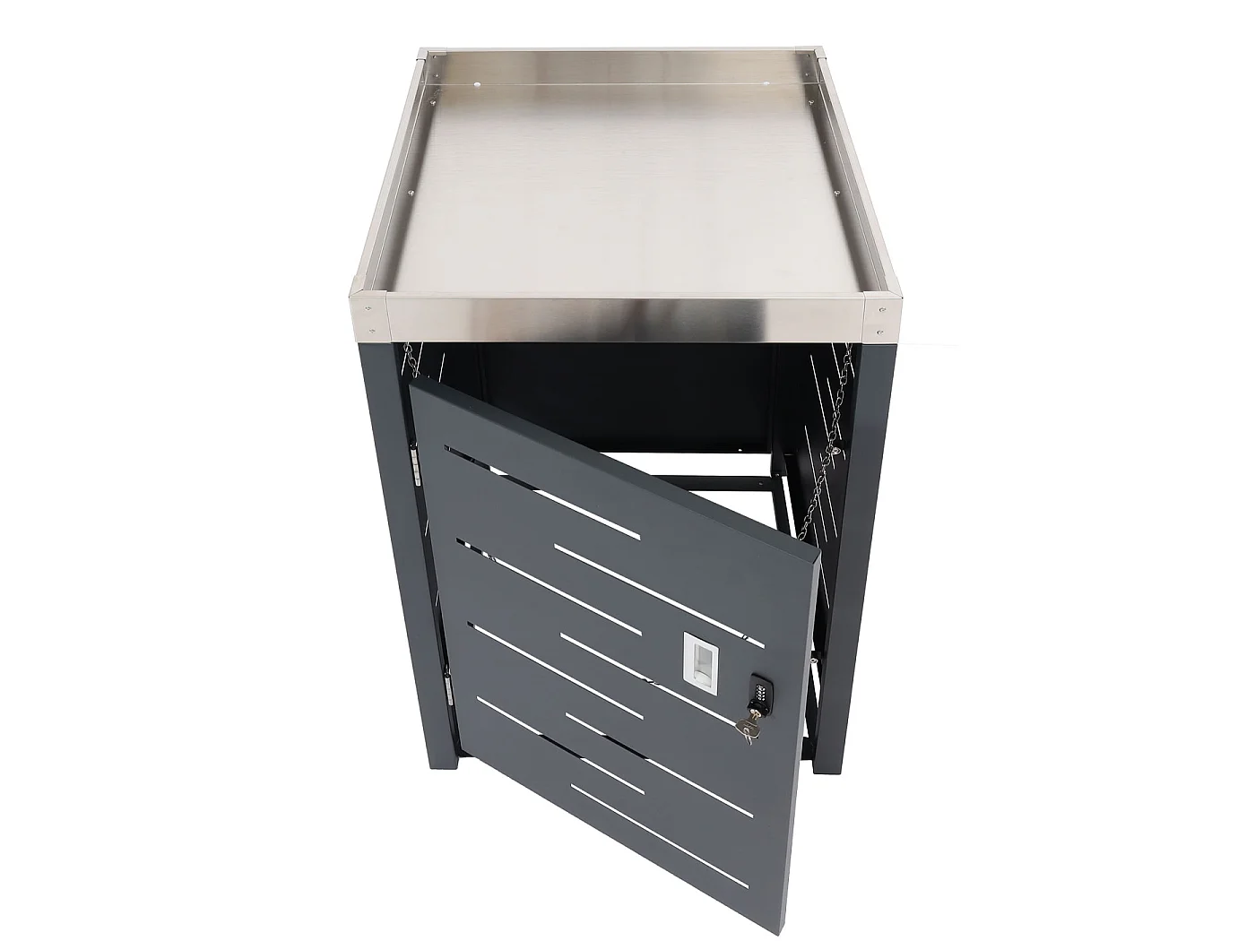 Bekleding voor vuilnisbak met 1 bak MCW-H40b