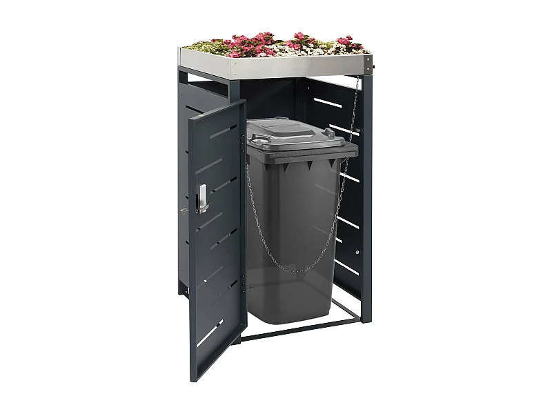 Cache-poubelle MCW-H40b pour 1 poubelle