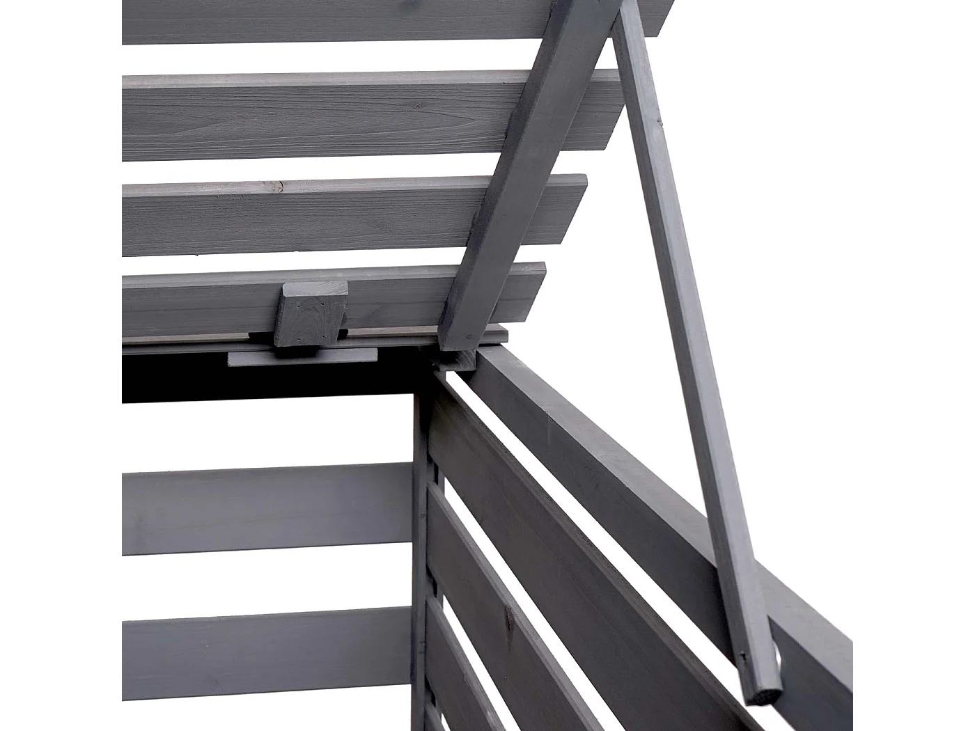 Extension pour cache-poubelle MCW-H62,  gris clair