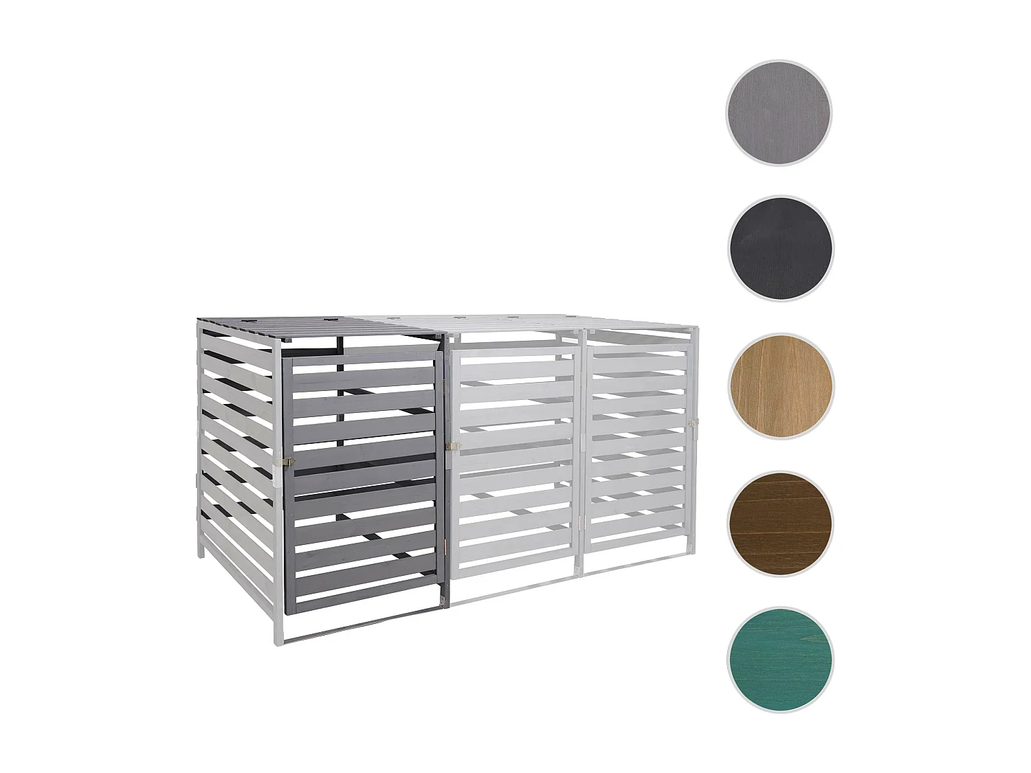 Extension pour cache-poubelle MCW-H62,  gris clair