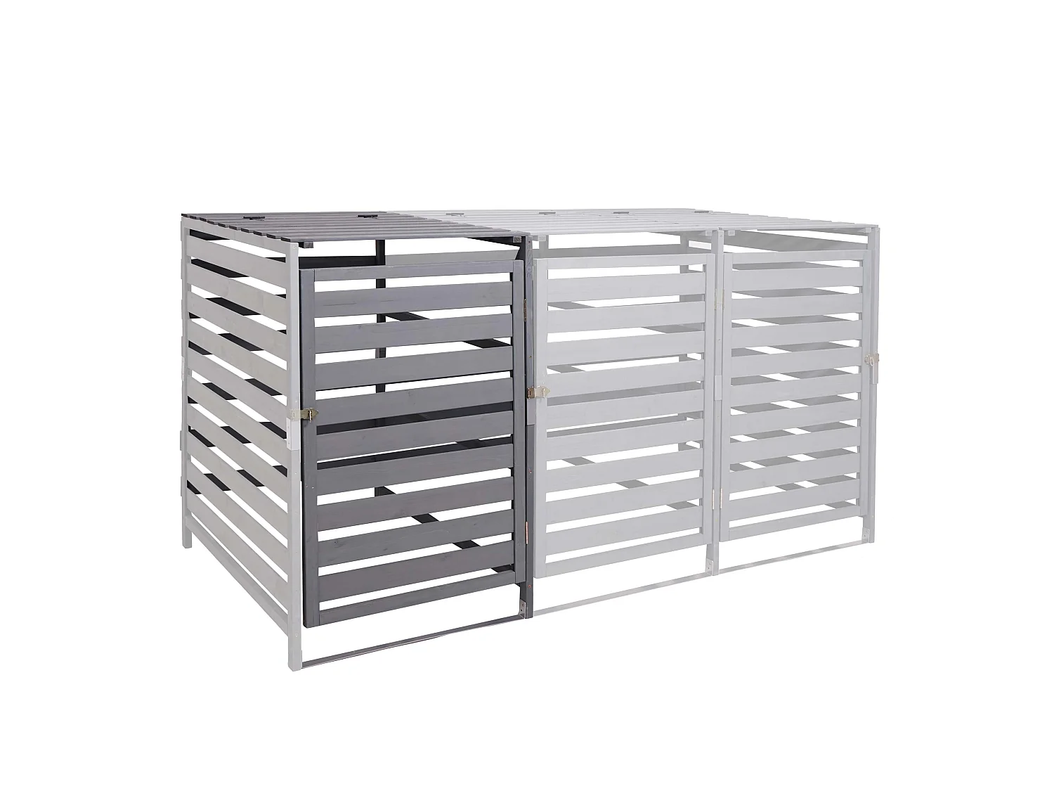 Extension pour cache-poubelle MCW-H62,  gris clair