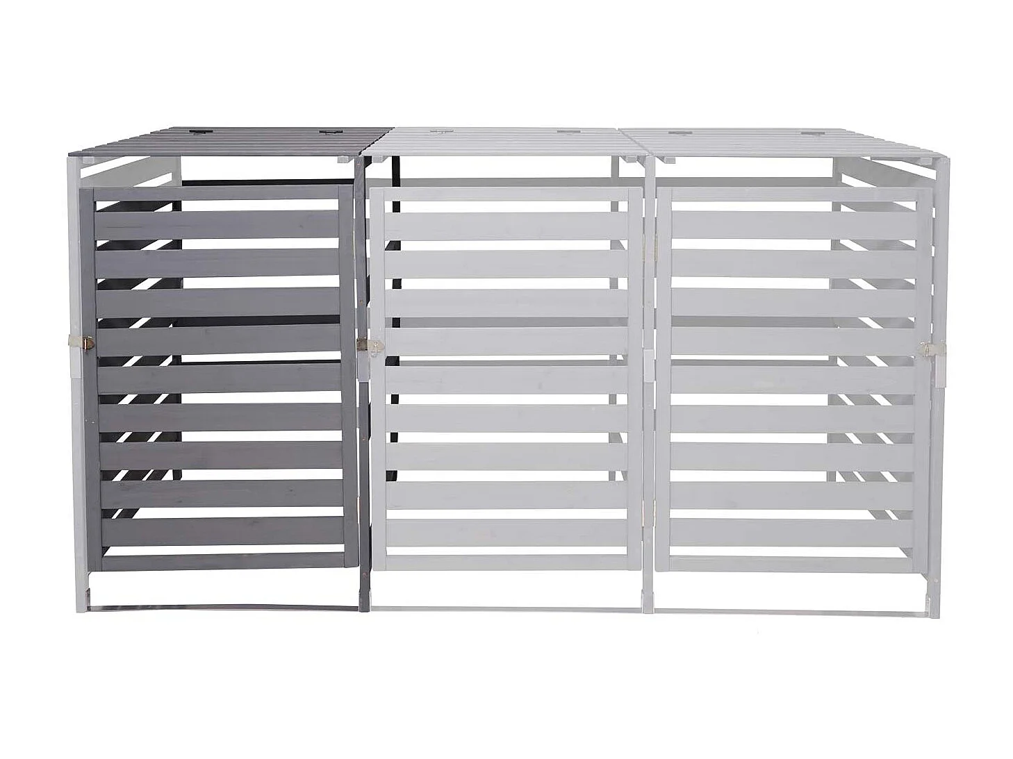 Extension pour cache-poubelle MCW-H62,  gris clair