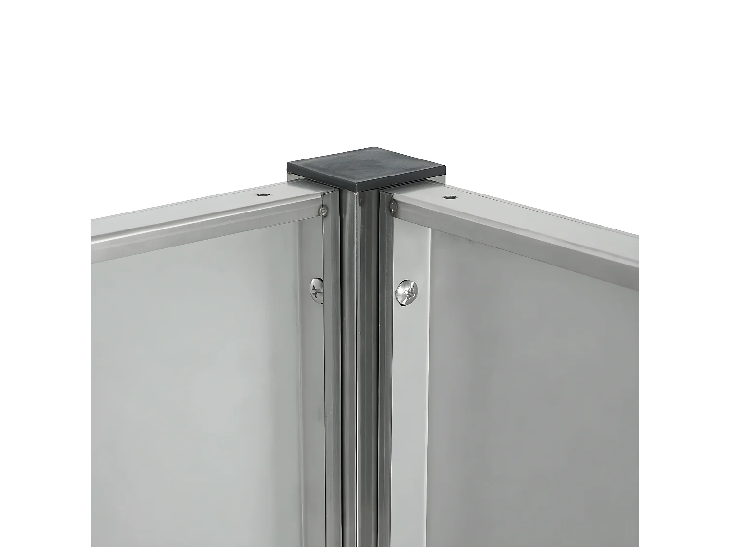 Clôture pour poubelles MCW-J55 Métal,  inox