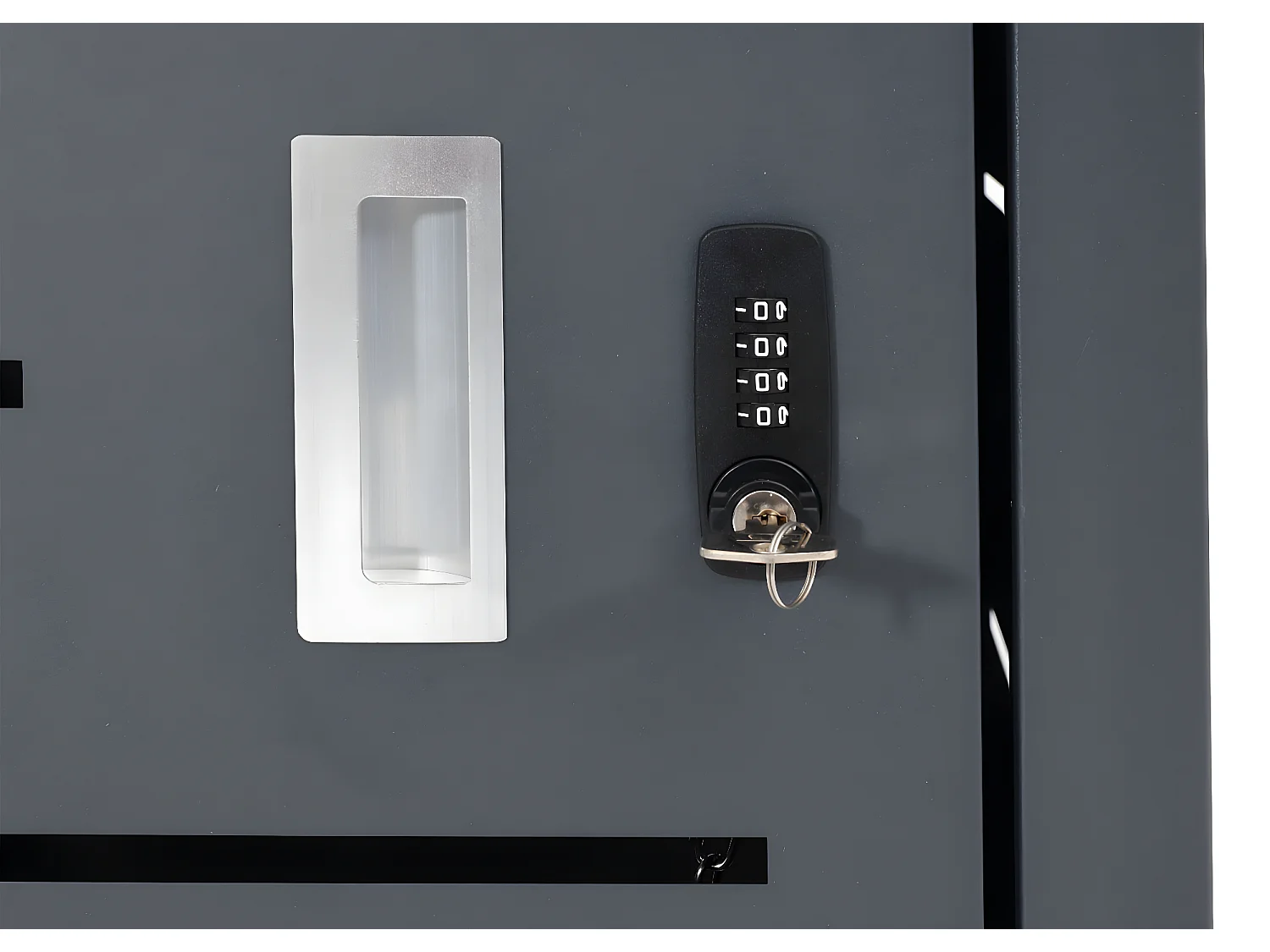 Cache-poubelle pour 4 poubelles MCW-H40b