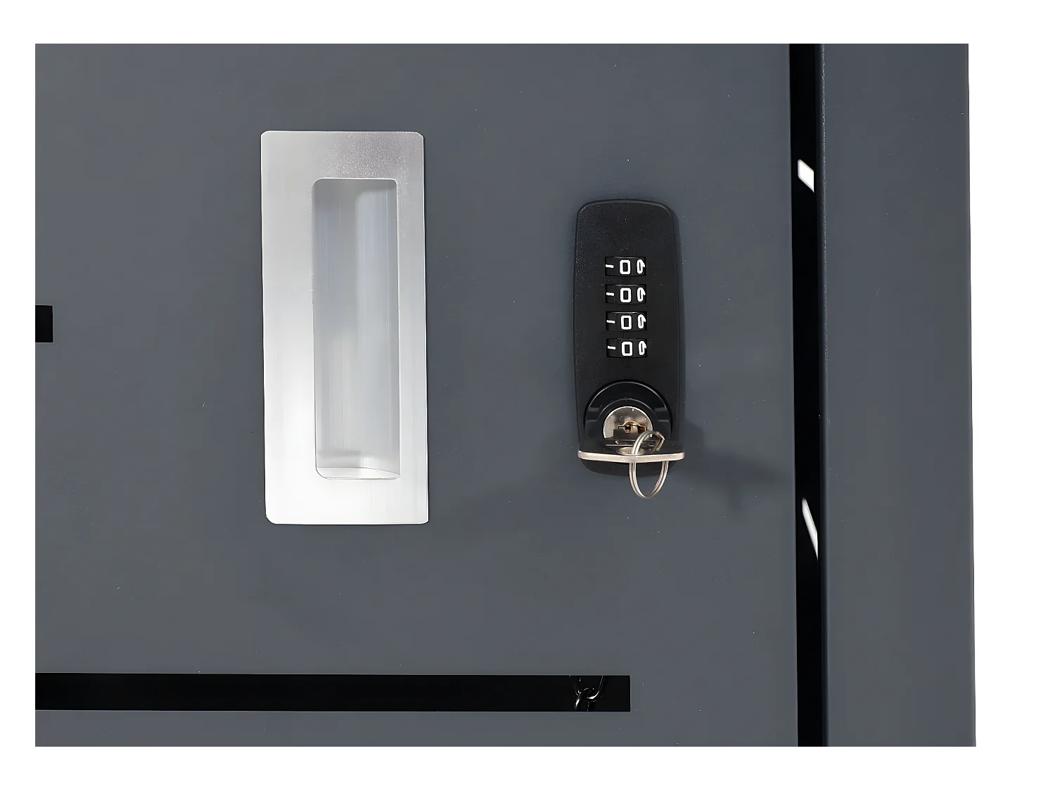 Cache-poubelle pour 4 poubelles MCW-H40b