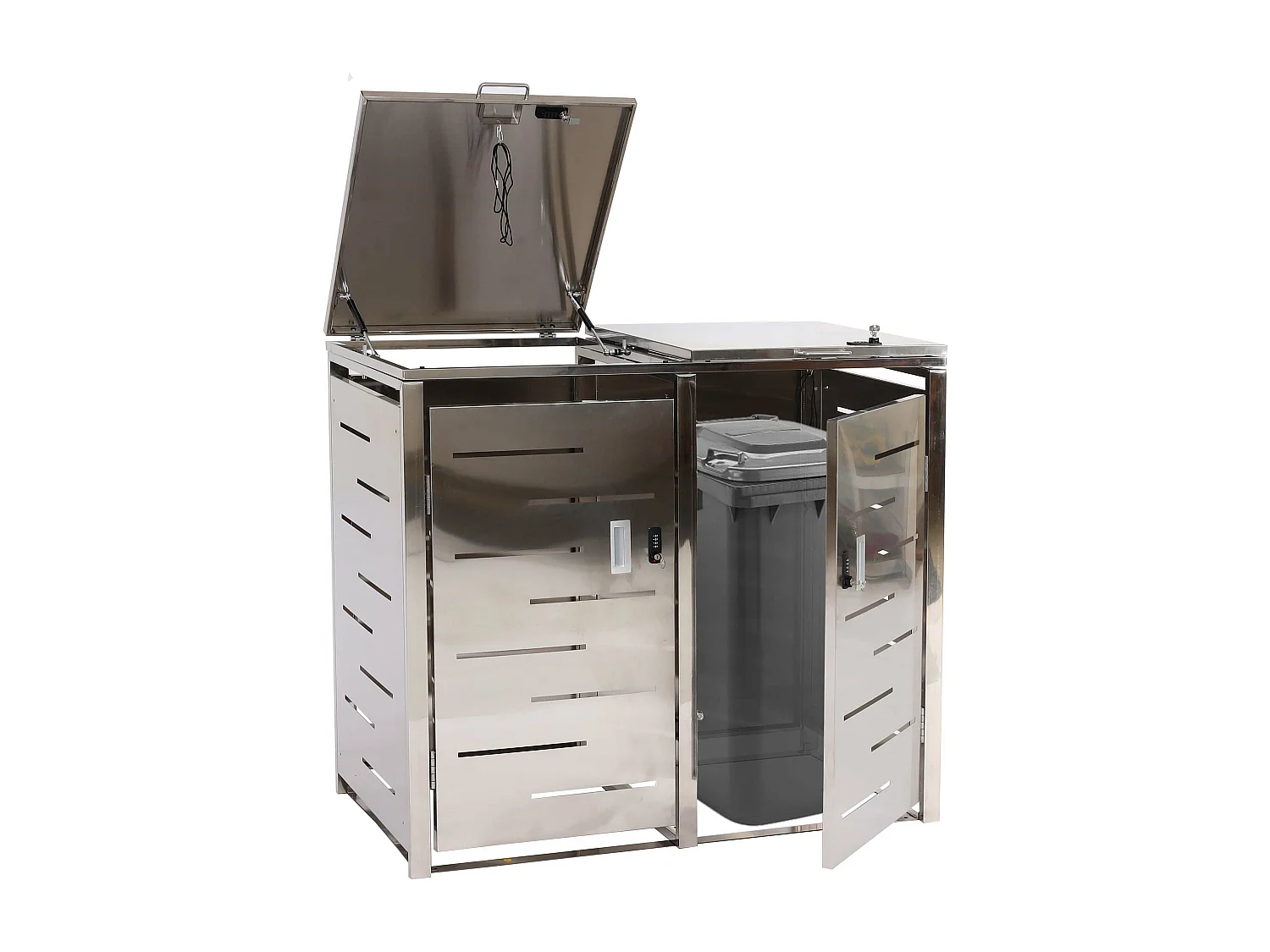 Afvalzak MCW-E83 (2 eenheden),  roestvrij staal 38kg