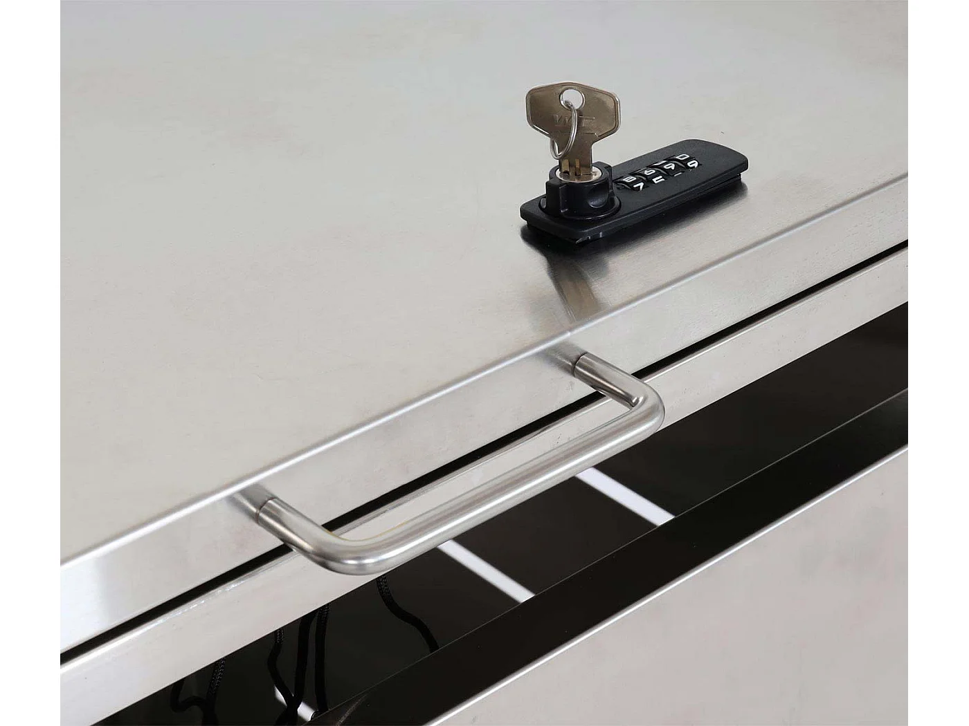 Affaldsspandbeklædning MCW-E83 (2 stk.),  rustfrit stål 38 kg