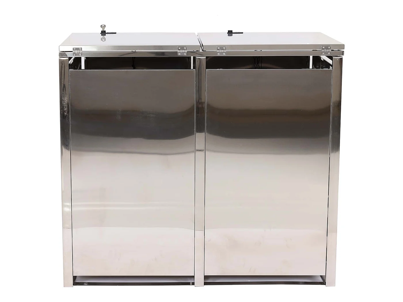 Affaldsspandbeklædning MCW-E83 (2 stk.),  rustfrit stål 38 kg
