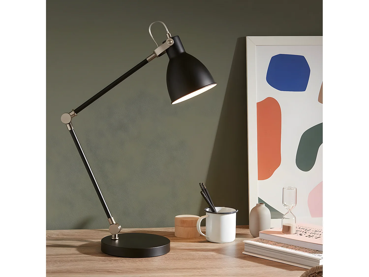 Lampe en métal noir mat House Markslojd