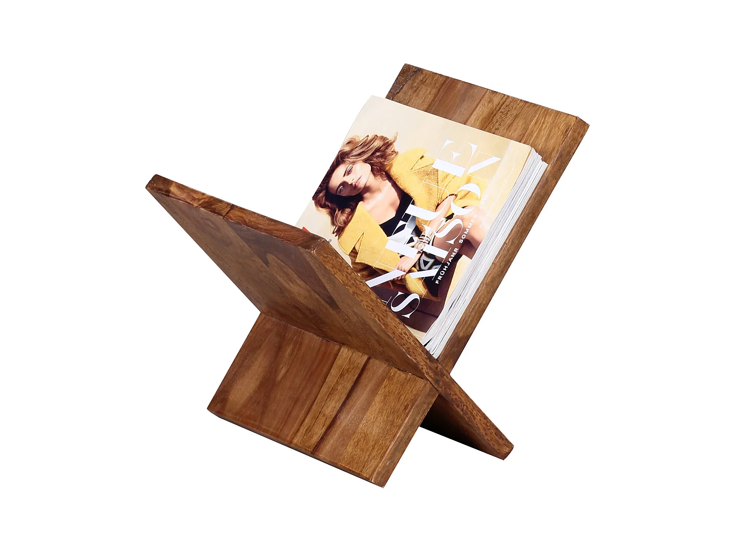 Porte Revues Bois Massif 29x31x28cm Porte Journaux Porte Brochures