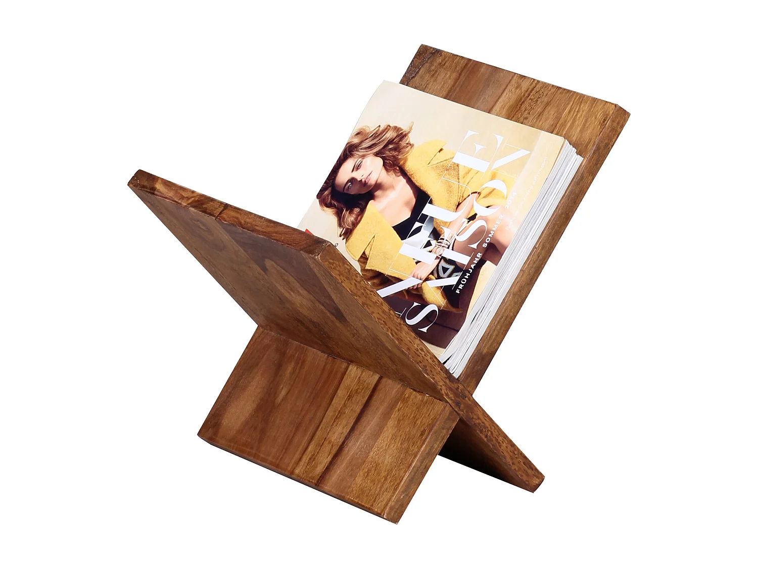 Porte Revues Bois Massif 29x31x28cm Porte Journaux Porte Brochures