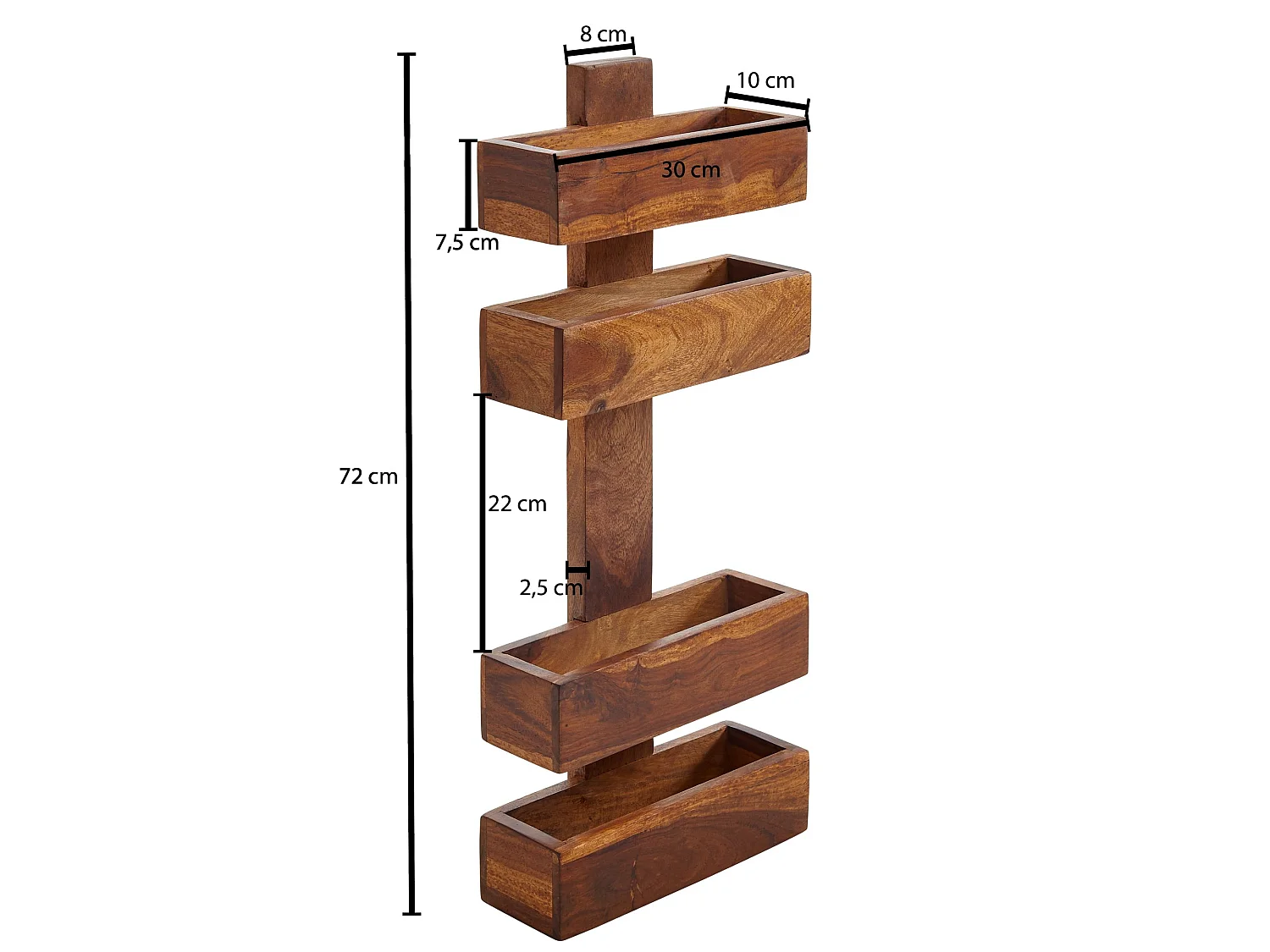 Zeitungsständer Massivholz Zeitschriftenständer Prospekthalter Landhaus