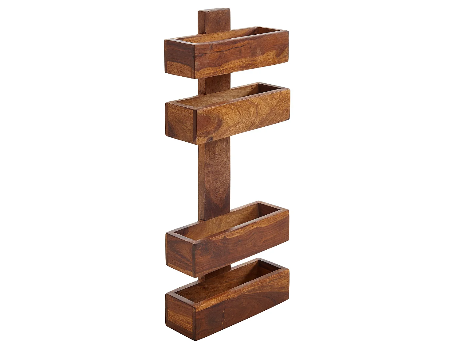 Porte Revues Bois Massif 30x72x10cm Porte Journaux Porte Brochures