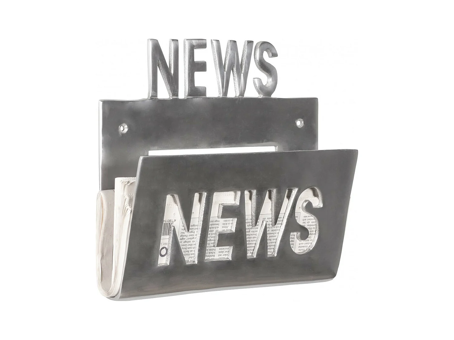 NOUVELLES journal porte-revues porte-revues mural rack aluminium minium Hanging