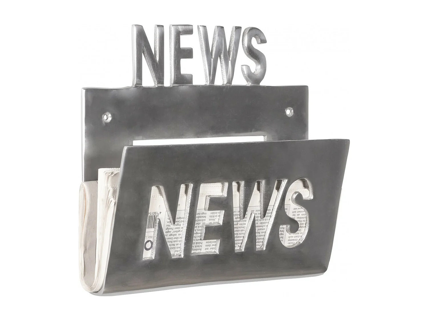 Zeitungsständer Wand Zeitungshalter Zeitschriftenhalter Alu-minium hängend